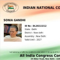 Sonia Gandhi has enrolled as a digital member of the Congress