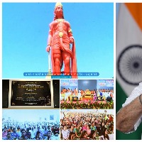 PM unveils 108 ft statue of Hanuman ji in Morbi, Gujarat