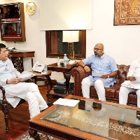 nizamabad mp meets union ministers in delhi