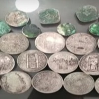 Nizam era silver coins found in Nagarkurnool