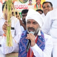 Bandi Sanjay writes letter to KCR, says paddy procurement moving at a snail’s pace 