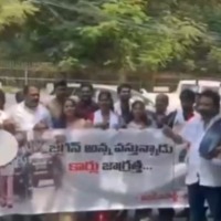 Janasena campaigns in Tirupati ahead of CM Jagan tour