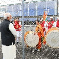 PM Modi reaches Copenhagen, welcomed by Danish counterpart at airport