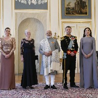 Modi met Queen of Denmark Margrethe II