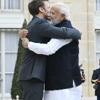 PM Modi Meets France President Macron
