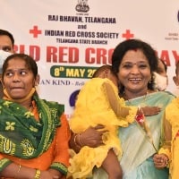 World Red Cross Day:  Governor Tamilisai Soundararajan held a Press Meet