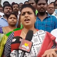 Chandrababu and Lokesh Are the Bugs For AP Says Roja