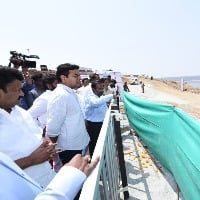 KTR Laid Foundation Stone For Sunkisala Intake Well For Hyderabad Drinking Water