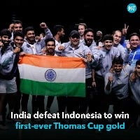 PM Modi congratulates Indian men's badminton team for winning Thomas Cup
