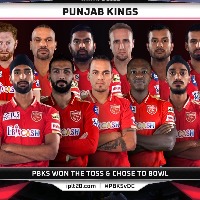 Punjab Kings won the toss and elected to field