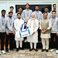 Thomas Cup Winning Players Interact With PM Modi