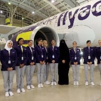 In a first, women-only crew operates flight in Saudi Arabia