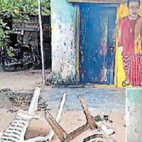 Unidentified men set fire to Nayudupeta TDP Office