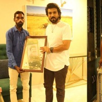 Ram Charan in awe of his fan who walked 264 km to hand over a rare gift to him