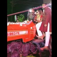 Anand Mahindra responds to bride tractor driving video