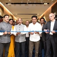 ktr inaugurates zf tech center in hyderabad