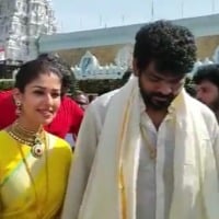 Nayanthara in controversy after walked with chappals in Tirumal Maada Veedhi