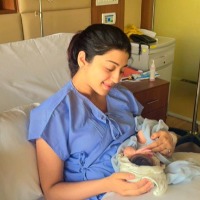 Pranitha gives birth to baby girl