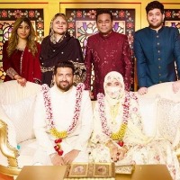 AR Rahman hosts wedding reception for daughter; Honey Singh, Sonu Nigam bless couple