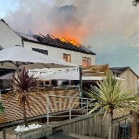 Pub co owned by Stuart Broad caught in fire
