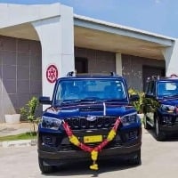 New convoy vehicles for Pawan Kalyan bus yatra