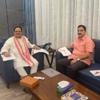 bjp mp sujana chowdary meets jp nadda over ap issues