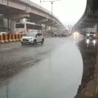 Heavy rain lashes Vijayawada city