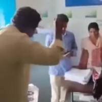 Volunteer hits himself in Sri Sathyasai district