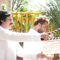 Pawan Kalyan claps muhurat shot for Aishwarya Arjun's movie