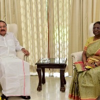 Draupadi Murmu called on the Vice President Venkaiah Naidu