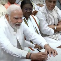 Presidential poll: Draupadi Murmu files nomination in Modi's presence