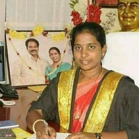 Chittoor TDP Leader Hemalatha injured as police jeep runs over Her legs