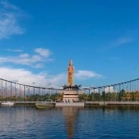 NTR's statue in Krishna avatar to adorn Khammam lake