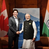 Meeting of Prime Minister with the Prime Minister of Canada on the sidelines of G7 Summit