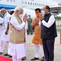 Press Photos: PM Modi visit to Hyderabad - Arrival at Begumpet Airport