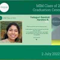 ys jagan daughter harshini reddy completes her masters with distinction