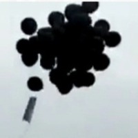 Black balloons released at Vijayawada airport during PM' visit