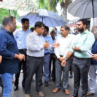 Special CS, Municipal Administration and Urban Development Department Arvind Kumar inspected the Formula E track