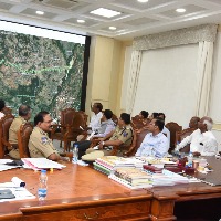 CM KCR personally monitored the situation of rains and floods till mid night