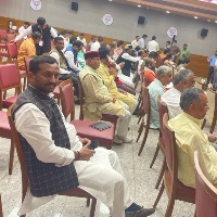 dubbak mla raghunandan rao attends bjp classes on president of india elections