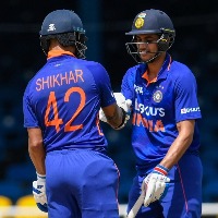 Dhawan, Gill guide India to three-run win in high-scoring first ODI vs West Indies