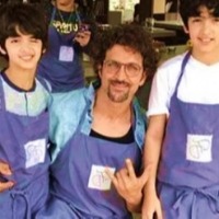Hrithik motivates son Hridaan to overcome fear of heights in video