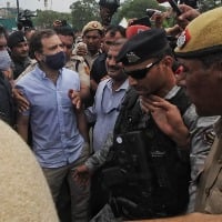 Rahul Gandhi detained by Delhi Police
