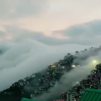 Nagaland minister shares video of clouds floating down valley