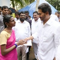 jagan handed over valanteer appointing letter to a lady with in minutes
