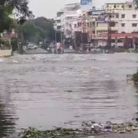 Hyderabad's Musi river in spate, two bridges shut