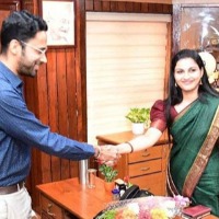 Sriram Venkitraman Takes Over as Alappuzha Collector From Wife Renu Raj