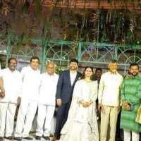 Kesineni Nani daughter Swetha engagement held at Hyderabad Taj Krishna Hotel