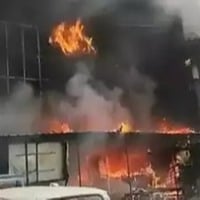 Huge fire accident in a hospital in Jabalpur 