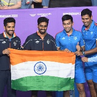Indian men's table tennis team defeats Singapore 3-1 to clinch gold medal in CWG 2022
